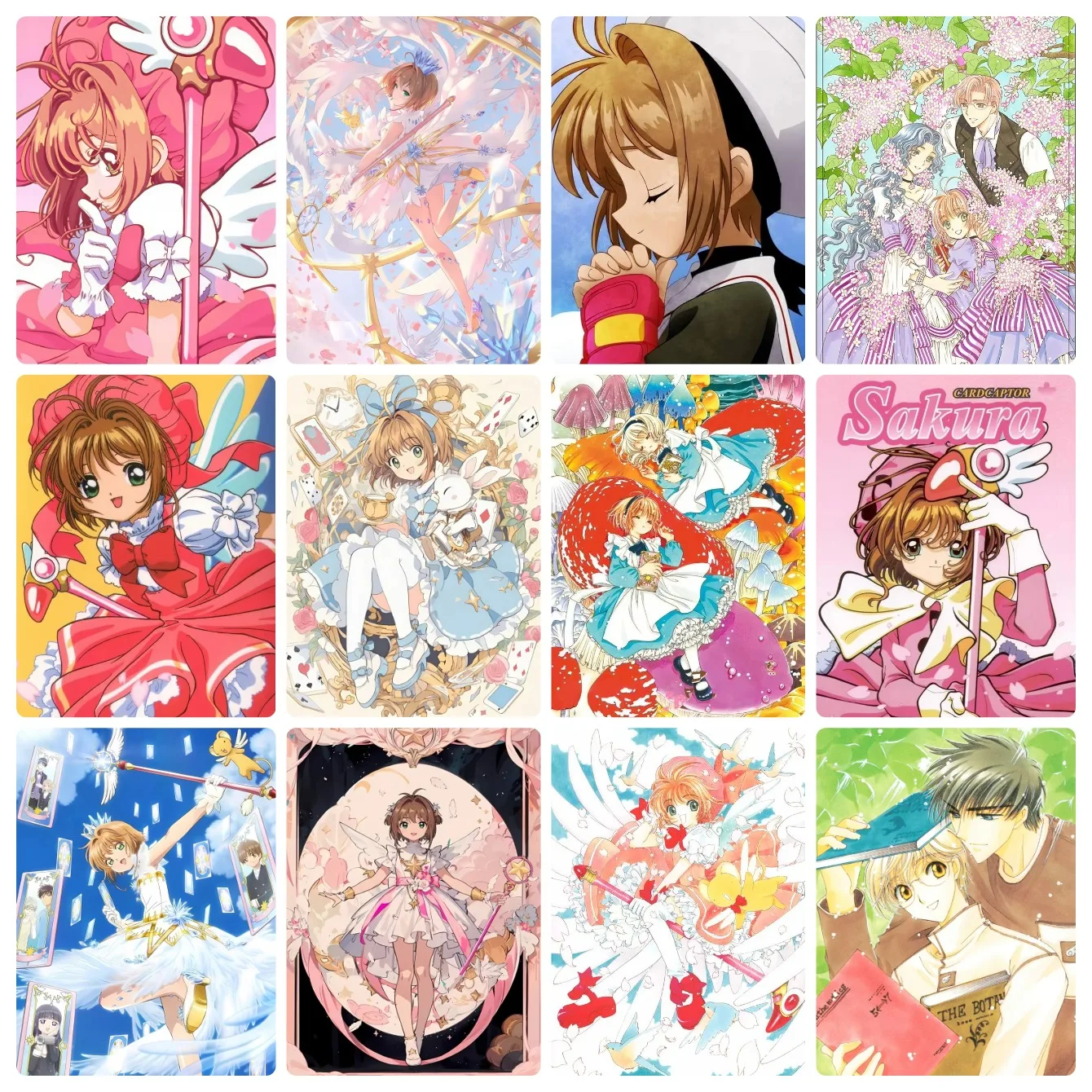 Photo Mosaic Print - Diamante per pittura, Cardcaptor Sakura, anime,