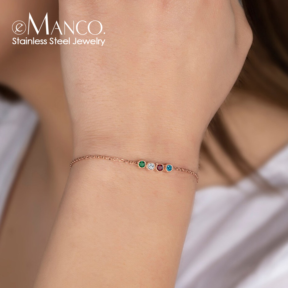 Coordinates Bracelet - Braccialetto EMANCO DIY con Pietra Portafortuna,