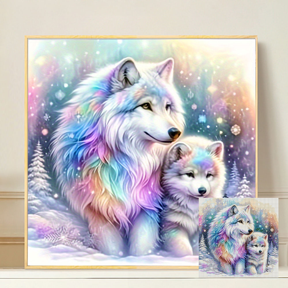 Photo Mosaic Print - Kit Completo Pittura Diamante Animali, Mosaico